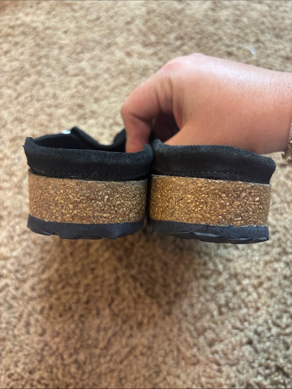 Birkenstock Buckley clogs in black suede - Picture 5 of 6